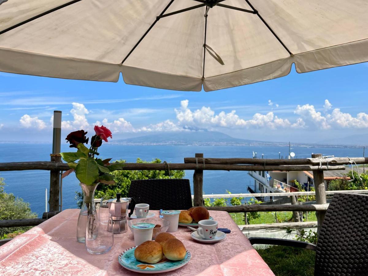 La Badia Montechiaro - Breathtaking View Of Sorrento Coast Vila Vico Equense Exterior foto