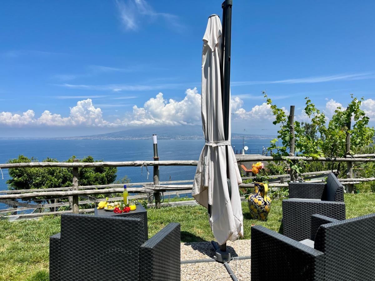 La Badia Montechiaro - Breathtaking View Of Sorrento Coast Vila Vico Equense Exterior foto