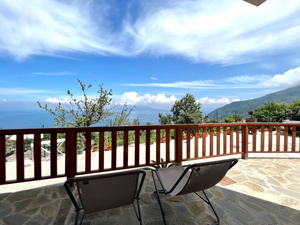 La Badia Montechiaro - Breathtaking View Of Sorrento Coast Vila Vico Equense Exterior foto