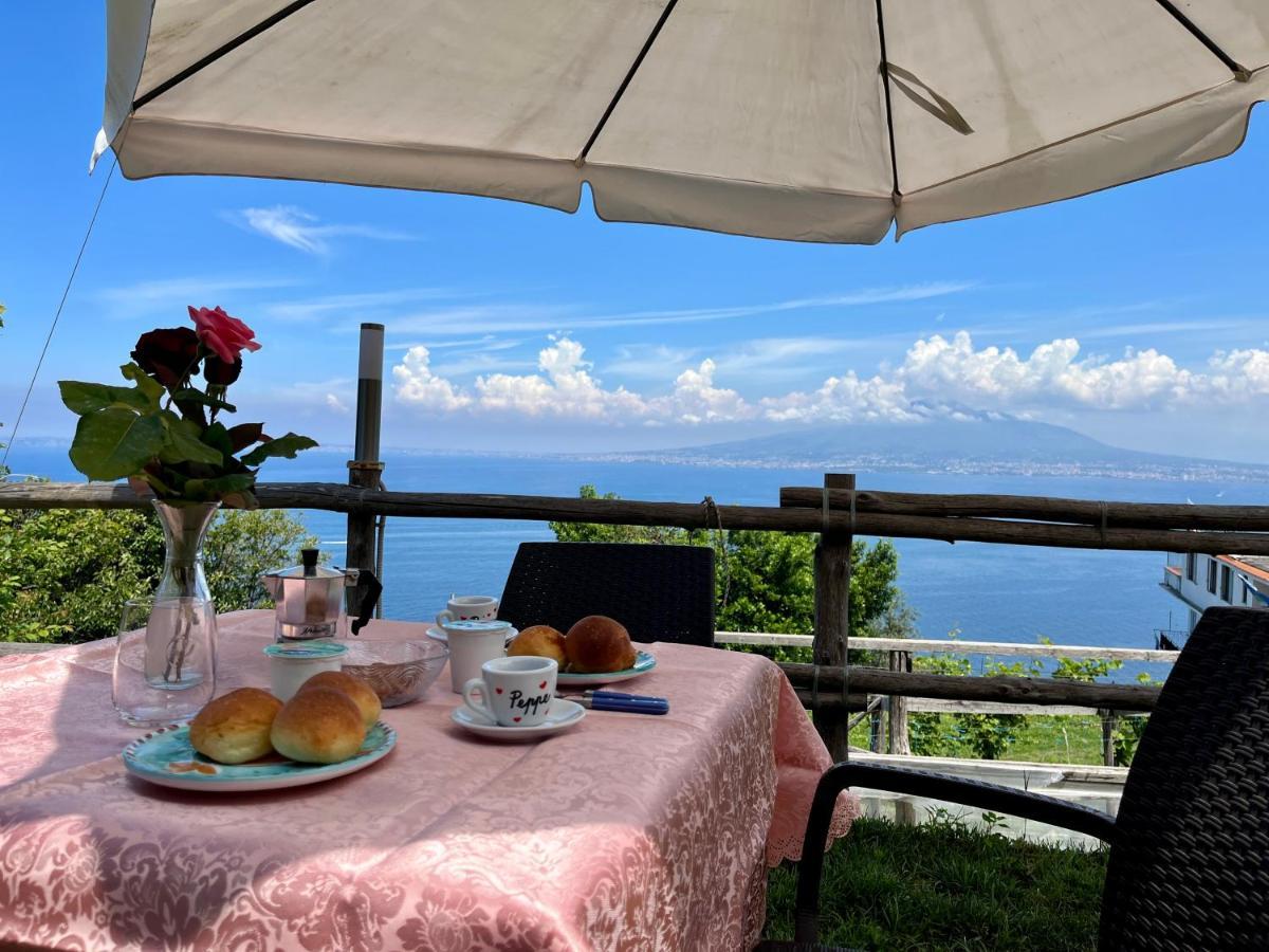 La Badia Montechiaro - Breathtaking View Of Sorrento Coast Vila Vico Equense Exterior foto