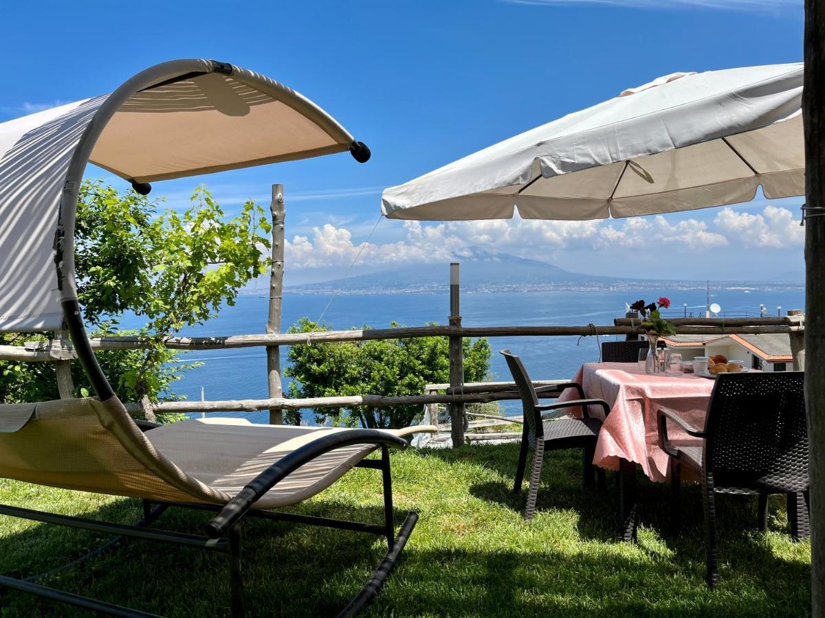 La Badia Montechiaro - Breathtaking View Of Sorrento Coast Vila Vico Equense Exterior foto