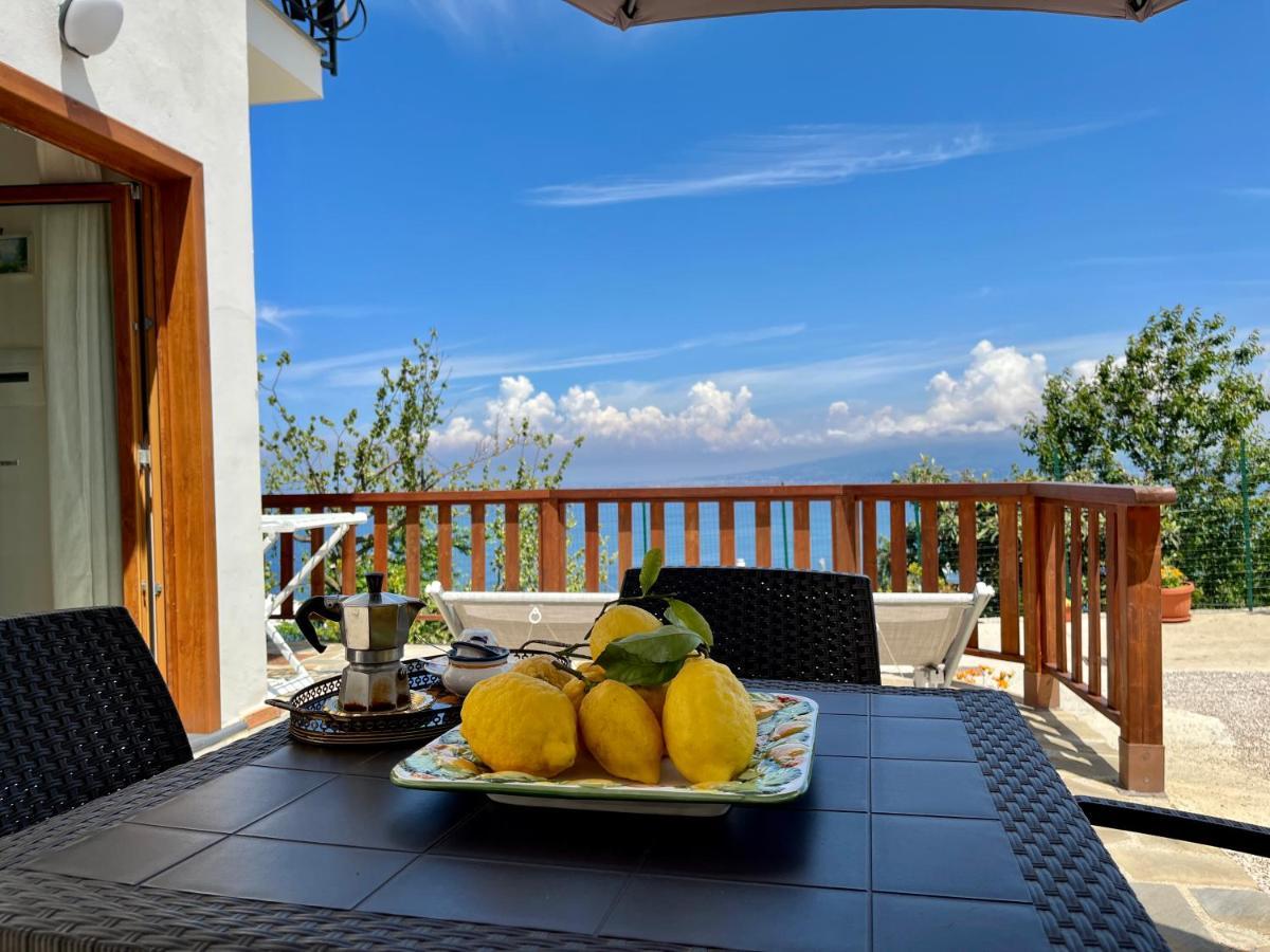 La Badia Montechiaro - Breathtaking View Of Sorrento Coast Vila Vico Equense Exterior foto