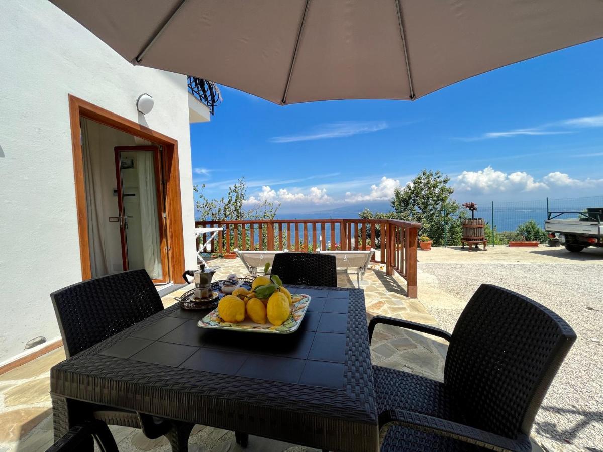 La Badia Montechiaro - Breathtaking View Of Sorrento Coast Vila Vico Equense Exterior foto