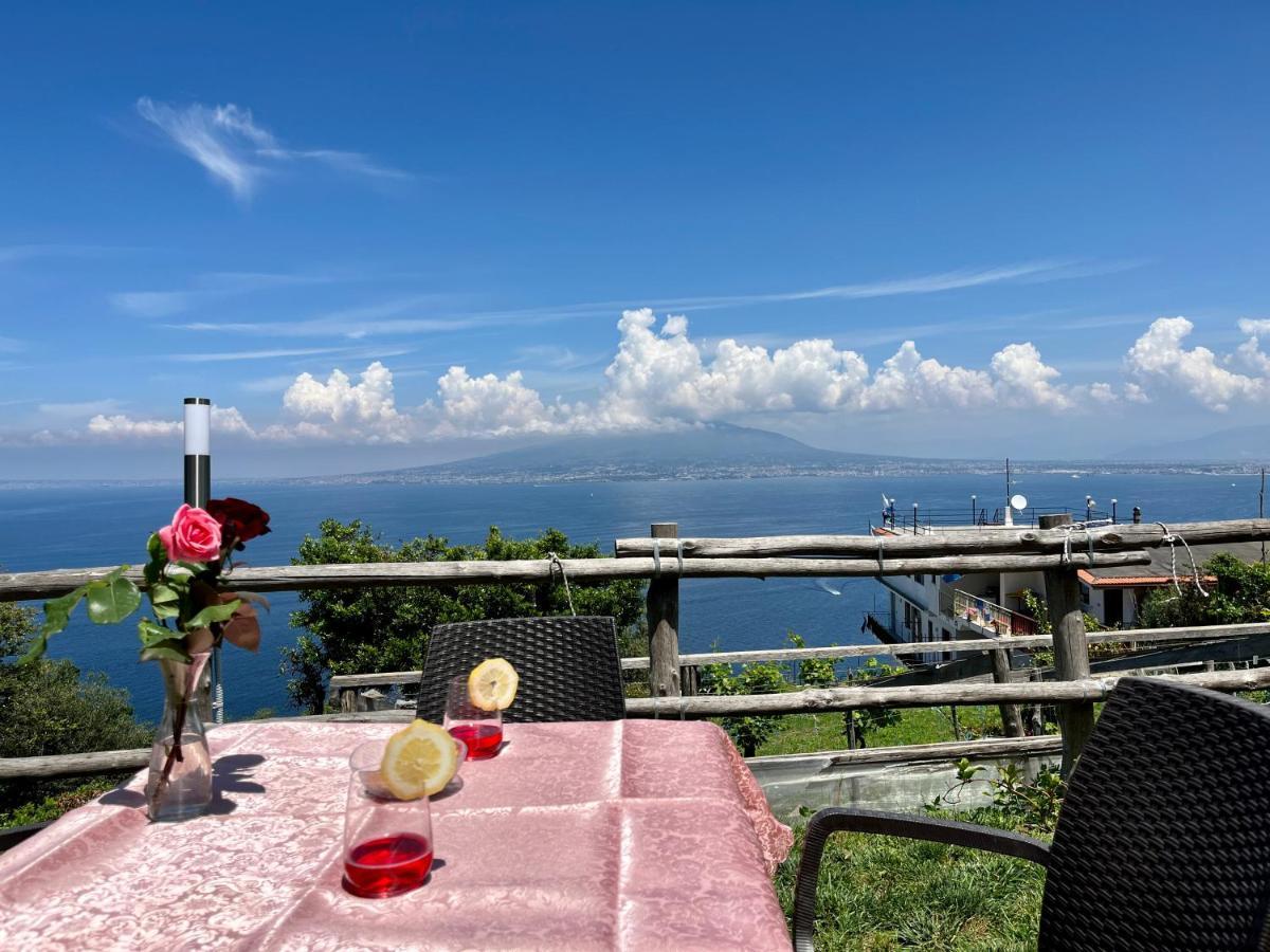 La Badia Montechiaro - Breathtaking View Of Sorrento Coast Vila Vico Equense Exterior foto
