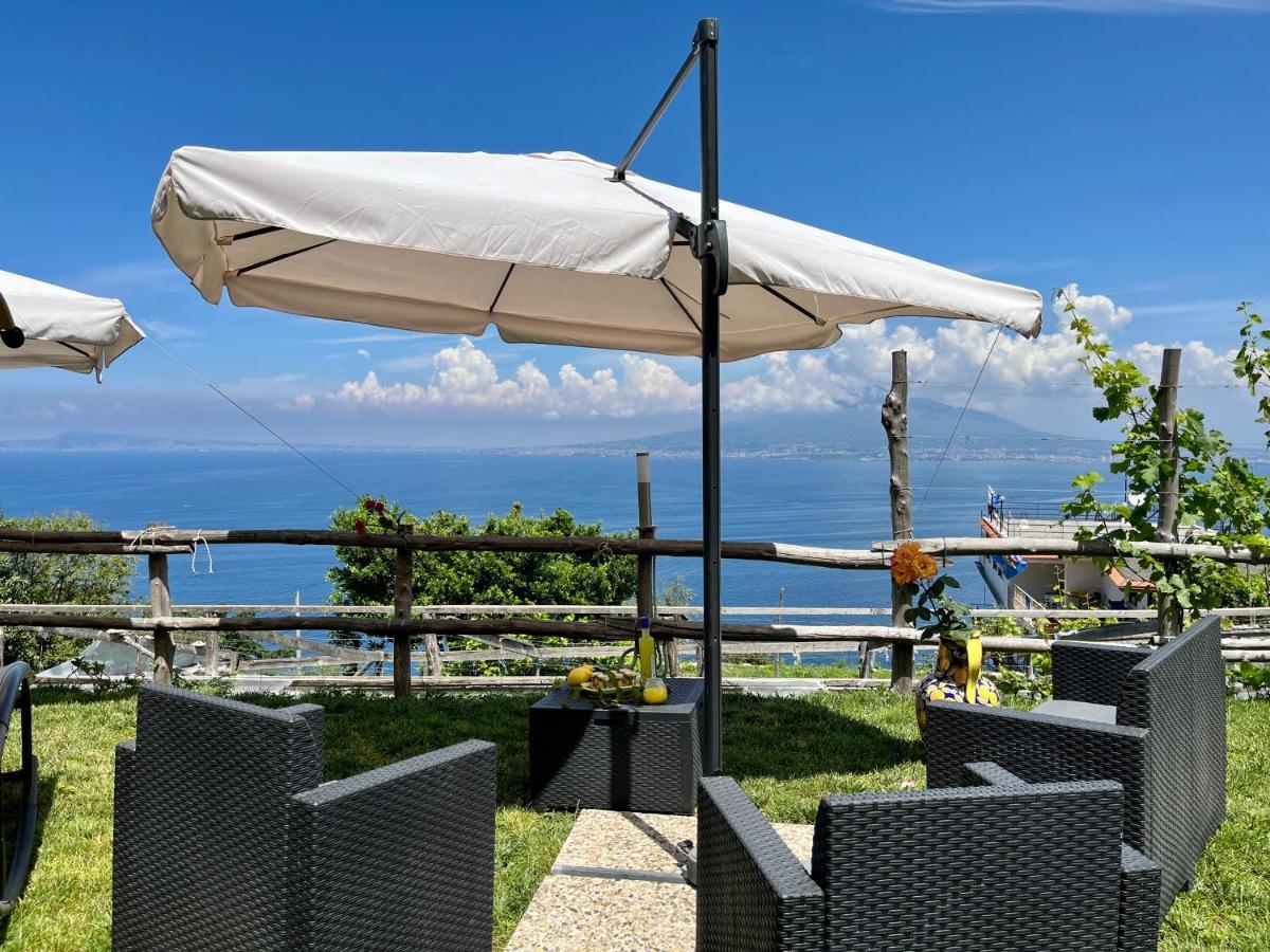 La Badia Montechiaro - Breathtaking View Of Sorrento Coast Vila Vico Equense Exterior foto